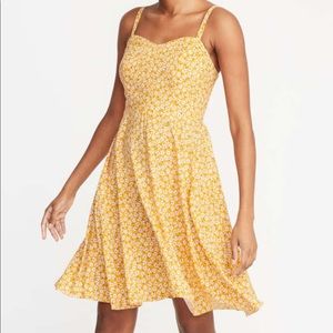 Yellow Floral Dress